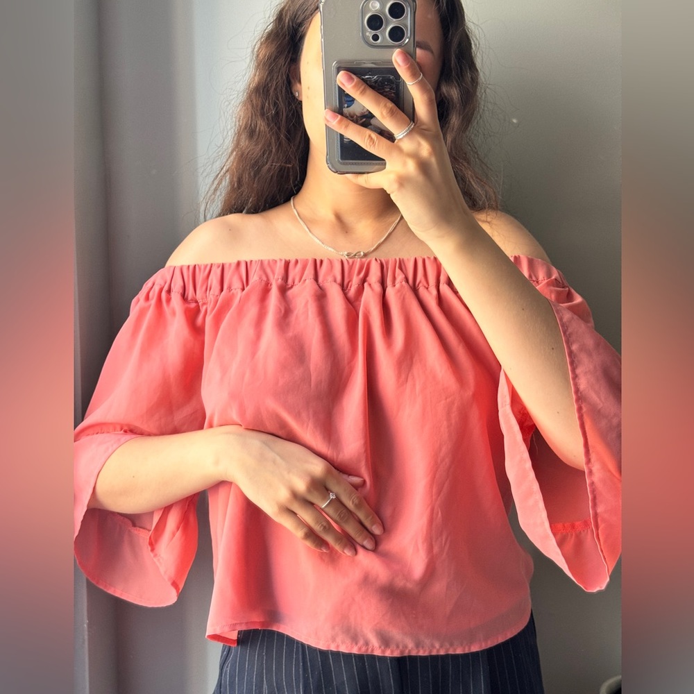 Express Womens Coral blouse